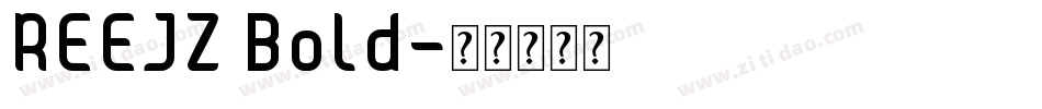 REEJZ Bold字体转换